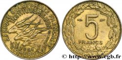 FRANZÖSISCHE EQUATORIAL AFRICA - KAMERUN 5 Francs 1958 Paris