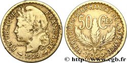 TOGO - MANDATO FRANCESE 50 Centimes 1925 Paris 