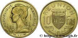ÎLE DE LA RÉUNION Essai de 10 Francs 1955 Paris