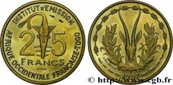 AFRICA FRANCESA DEL OESTE - TOGO Essai de 25 Francs 1957 Paris