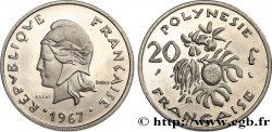 POLYNÉSIE FRANÇAISE Essai de 20 Francs Marianne 1967 Paris