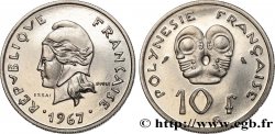 POLINESIA FRANCESE Essai de 10 Francs 1967 Paris 