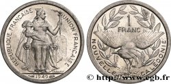 NEW CALEDONIA 1 Franc Union Française 1949 Paris