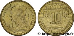 COMORAS  Essai de 10 Francs 1964 Paris
