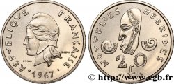 NOUVELLES HÉBRIDES (VANUATU depuis 1980) Essai de 20 Francs 1967 Paris