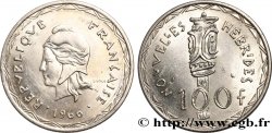 NEUE HEBRIDEN (VANUATU ab 1980) 100 Francs 1966 Paris