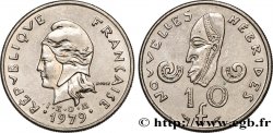 NEUE HEBRIDEN (VANUATU ab 1980) 10 Francs 1979 Paris