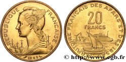 DJIBOUTI - Territoire français des AFARS et des ISSAS 20 Francs 1968 Paris