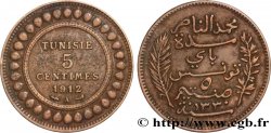 TUNISIA - French protectorate 5 Centimes AH1330 1912 Paris