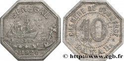FRENCH AFRICA - SENEGAL 10 Centimes Chambre de Commerce Dakar 1920 