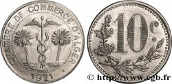 ARGELIA 10 Centimes Chambre de Commerce d’Alger caducéee netre deux palmiers 1921 