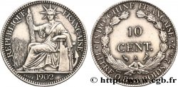 INDOCHINE FRANÇAISE 10 Centièmes 1902 Paris
