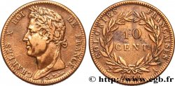 FRANZÖSISCHE KOLONIEN - Charles X, für Guayana 10 Centimes Charles X 1829 Paris - A