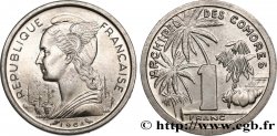 COMOROS  1 Franc 1964 Paris