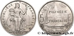 FRENCH POLYNESIA 5 Francs I.E.O.M. Polynésie Française 1975 Paris