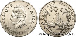 FRANZÖSISCHE-POLYNESIEN 50 Francs I.E.O.M. 1967 Paris