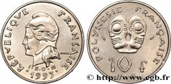 POLYNÉSIE FRANÇAISE 10 Francs I.E.O.M Marianne 1993 Paris