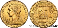 COMOROS  20 Francs 1964 Paris