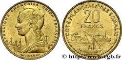 FRENCH SOMALILAND 20 Francs 1952 Paris