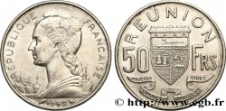 ISOLA RIUNIONE 50 Francs / armes de la Réunion 1962 Paris 