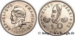 NUOVO EBRIDI (VANUATU dopo1980) 10 Francs I.E.O.M. 1973 Paris 