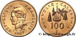 NUEVA CALEDONIA 100 Francs I.E.O.M. 1987 Paris