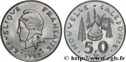 NOUVELLE CALÉDONIE 50 Francs IEOM Marianne / hutte 1992 Paris
