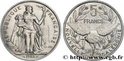 NOUVELLE CALÉDONIE 5 Francs  1983 Paris