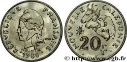 NUEVA CALEDONIA 20 Francs I.E.O.M. 1986 Paris