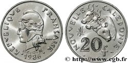 NOUVELLE CALÉDONIE 20 Francs I.E.O.M. 1986 Paris