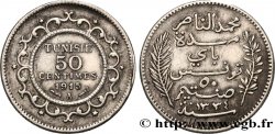 TUNISIA - Protettorato Francese 50 Centimes AH1334 1915 Paris 