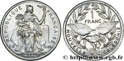 NUEVA CALEDONIA 1 Franc I.E.O.M. représentation allégorique de Minerve / Kagu, oiseau de Nouvelle-Calédonie 1994 Paris