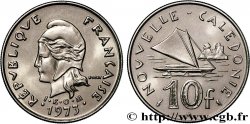 NEW CALEDONIA 10 Francs IEOM Marianne / voilier traditionnel 1973 Paris