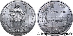 POLINESIA FRANCESE 5 Francs I.E.O.M. 1993 Paris 