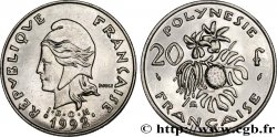 POLINESIA FRANCESE 20 Francs I.E.O.M Marianne  1992 Paris 