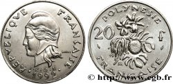 FRENCH POLYNESIA 20 Francs I.E.O.M Marianne  1992 Paris