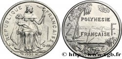 POLYNÉSIE FRANÇAISE 2 Francs 1993 Paris