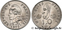 NUEVAS HÉBRIDAS (VANUATU desde 1980) 10 Francs I.E.O.M. 1977 Paris