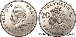 FRENCH POLYNESIA 20 Francs I.E.O.M. 1973 Paris