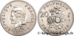 FRENCH POLYNESIA 20 Francs I.E.O.M. 1977 Paris
