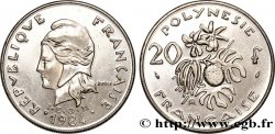 POLINESIA FRANCESA 20 Francs I.E.O.M. 1984 Paris