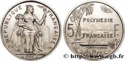 FRENCH POLYNESIA 5 Francs I.E.O.M. 1984 Paris