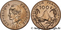 POLINESIA FRANCESE 100 Francs I.E.O.M. Marianne / paysage polynésien type IEOM 1984 Paris 