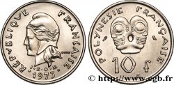 FRANZÖSISCHE-POLYNESIEN 10 Francs I.E.O.M. 1973 Paris