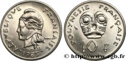 FRENCH POLYNESIA 10 Francs I.E.O.M. 1983 Paris