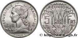 ÎLE DE LA RÉUNION 5 Francs 1972 Paris