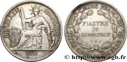 INDOCHINE FRANÇAISE 1 Piastre de Commerce 1886 Paris