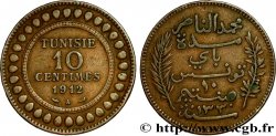 TUNISIA - Protettorato Francese 10 Centimes AH1330 1912 Paris 