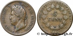FRENCH COLONIES - Louis-Philippe for Guadeloupe 5 Centimes Louis Philippe Ier 1841 Paris - A