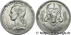 MADAGASCAR - UNION FRANCESE 1 Franc 1958 Paris 